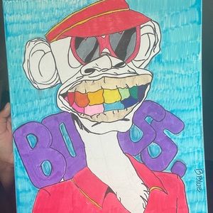 Cool Monkey Drawing